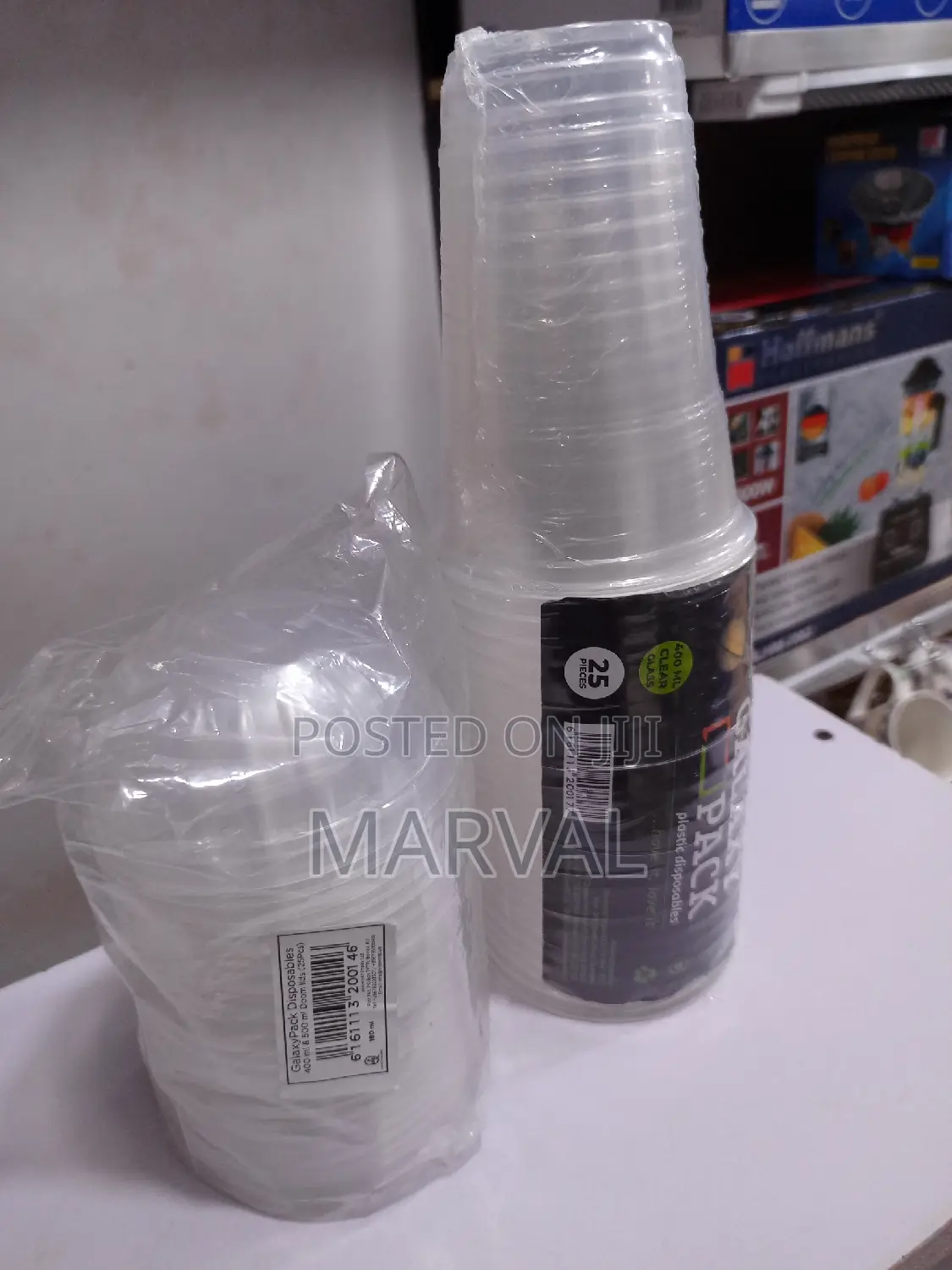 400mls Disposable Cups Set With Cover ( 25pcs )