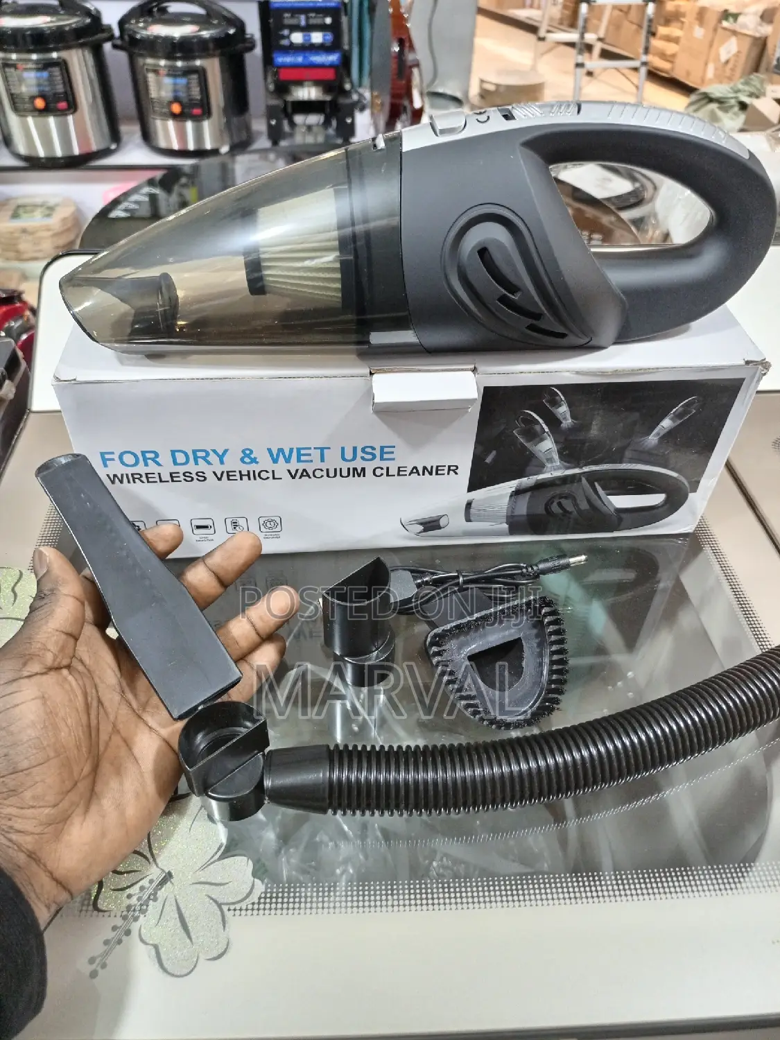 Cordless Vacuum Cleaner (Wet and Dry Use)