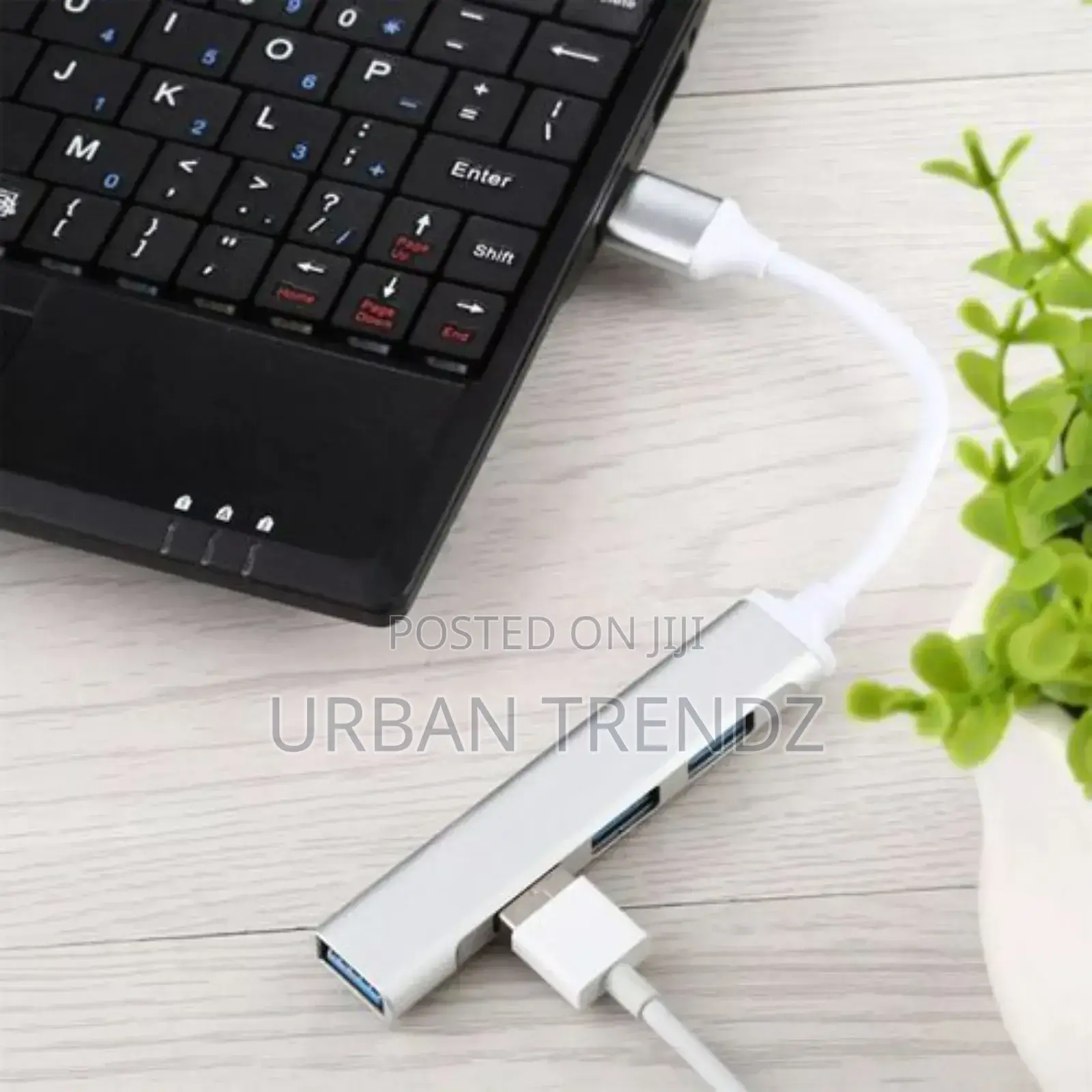 Hub Usb Hub 3 0 Adapter 4 Port Usb 3.0 High Speed-Gray