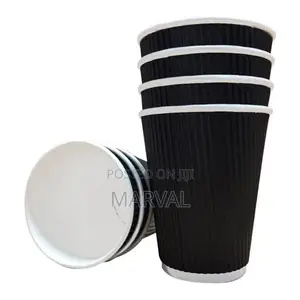 25pc Double Wall Takeaway Disposable Cups