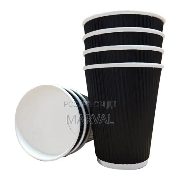25pc Double Wall Takeaway Disposable Cups
