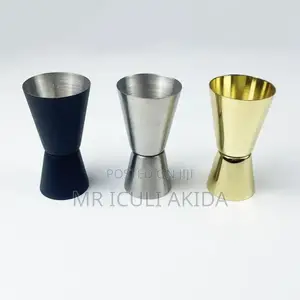 30/60ml Double Stainless Steel Bartender Wine Shots Glasses