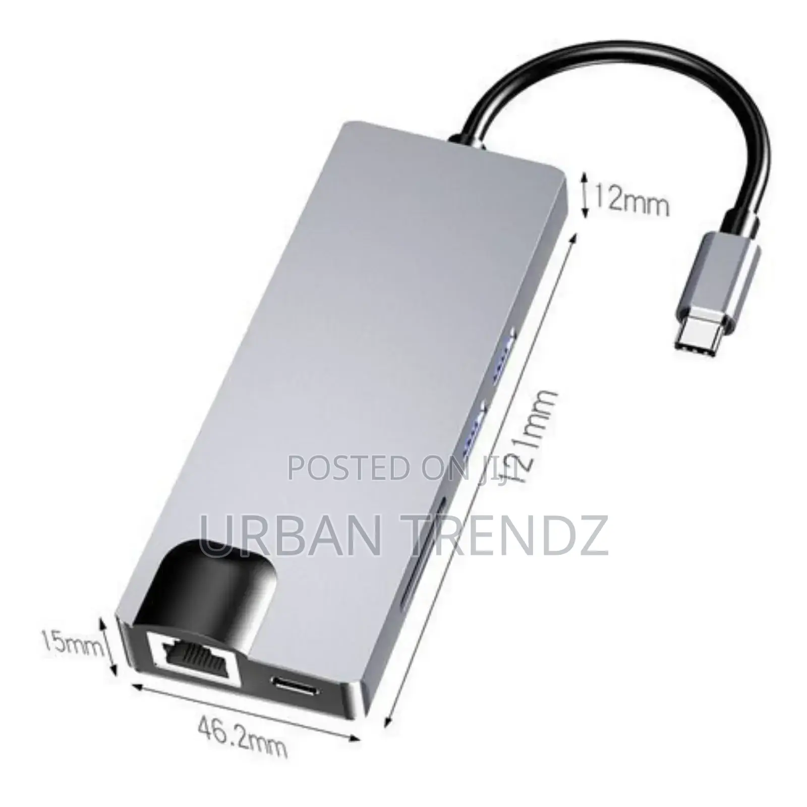 HW-TC12 8 in 1 Type-C / USB-C Multifunctional Extension HUB