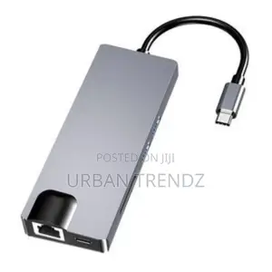 HW-TC12 8 in 1 Type-C / USB-C Multifunctional Extension HUB