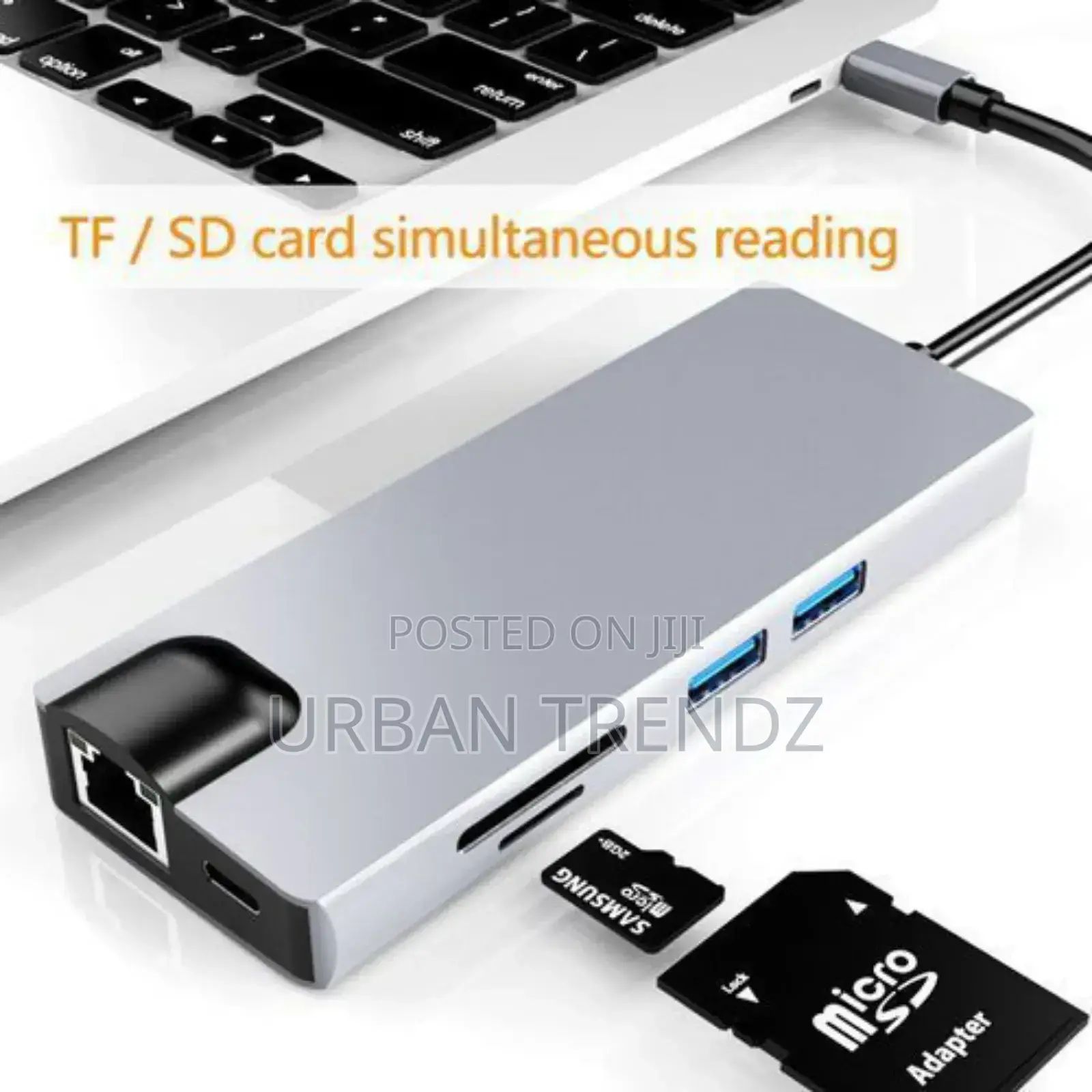 HW-TC12 8 in 1 Type-C / USB-C Multifunctional Extension HUB
