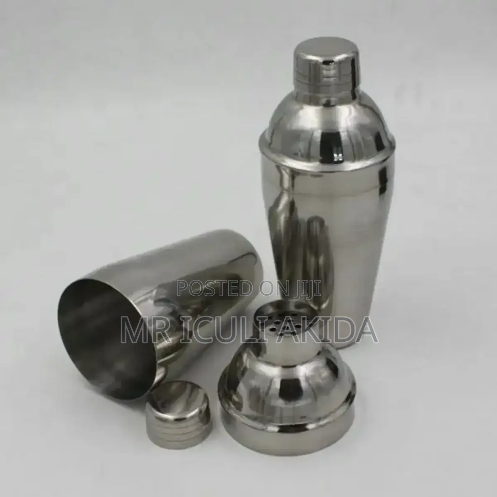 300ml Stainless Steel Hand Protein Shaker Bottle