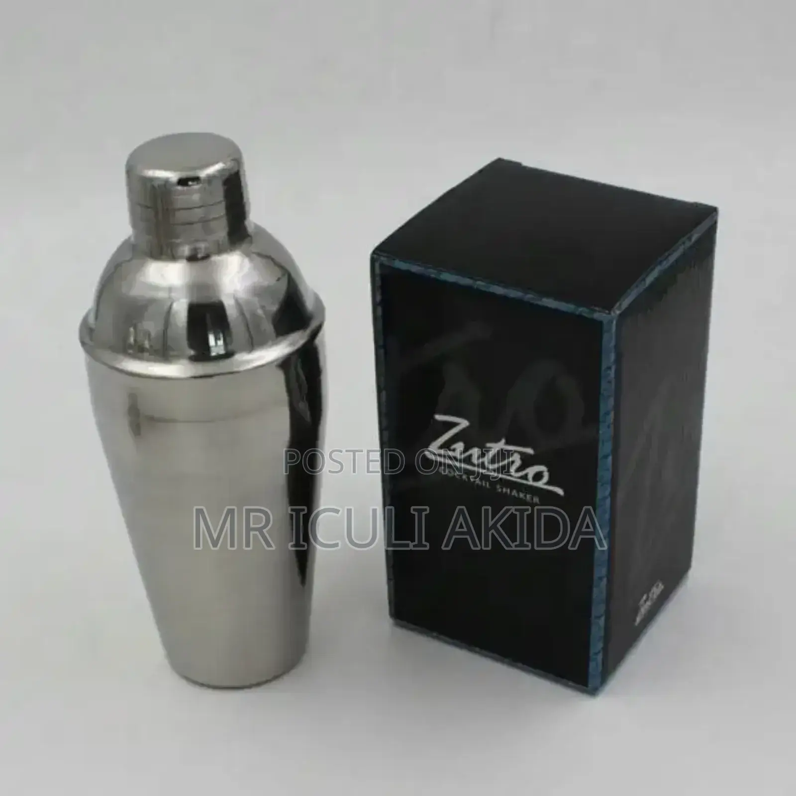 300ml Stainless Steel Hand Protein Shaker Bottle