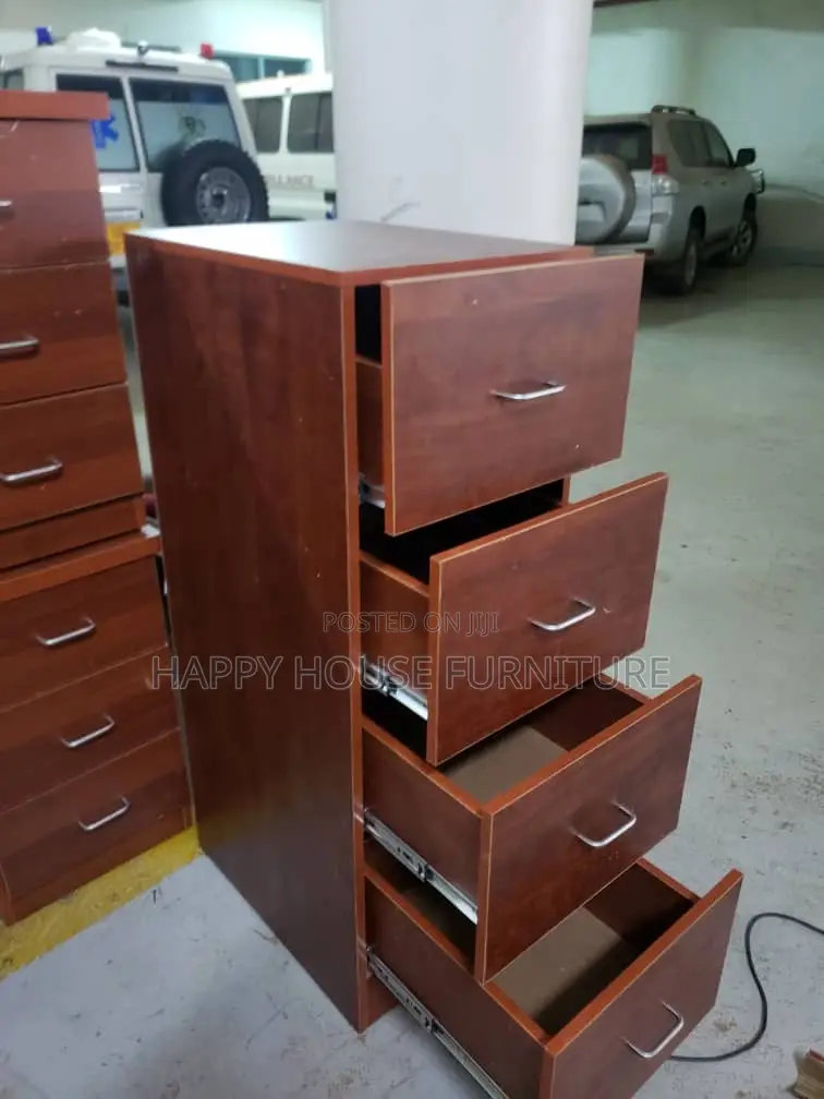 Wooden 4 Drawers Filing Cabinet