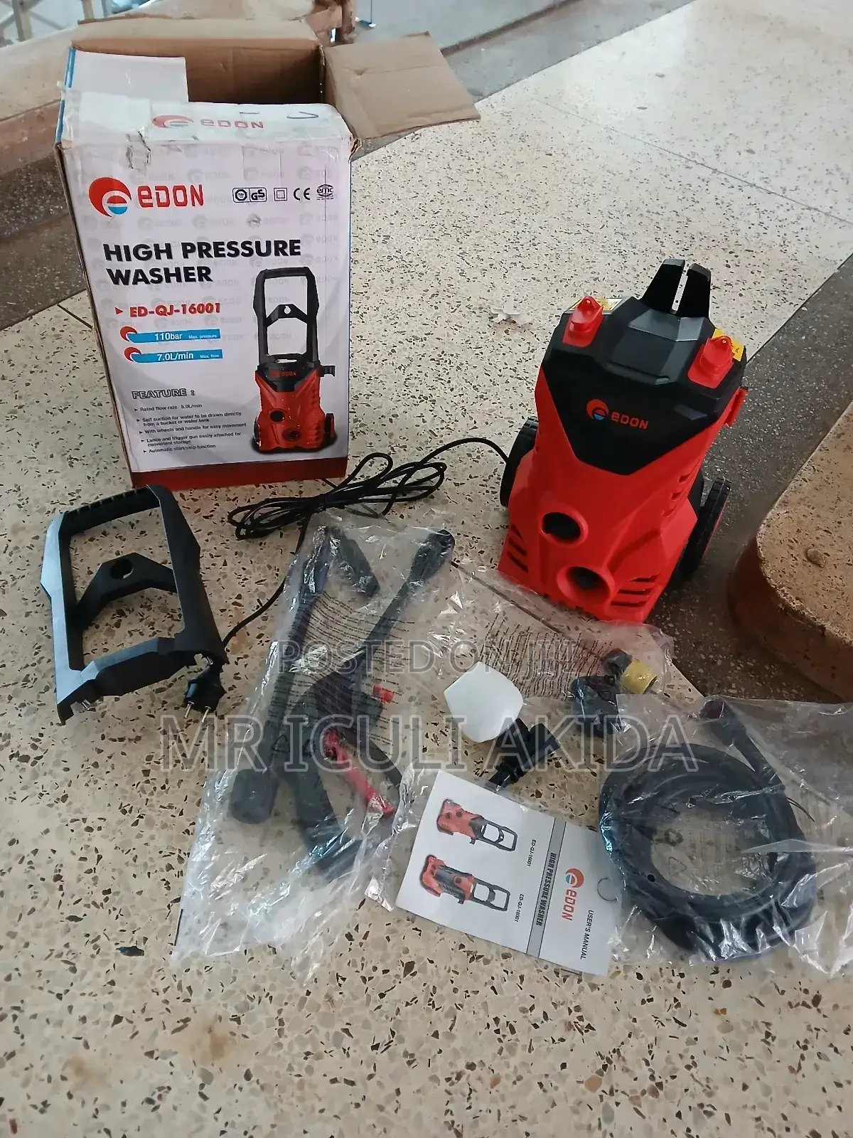 Edon-ed-qj-16001 High Pressure Electric Car,Floor Washer
