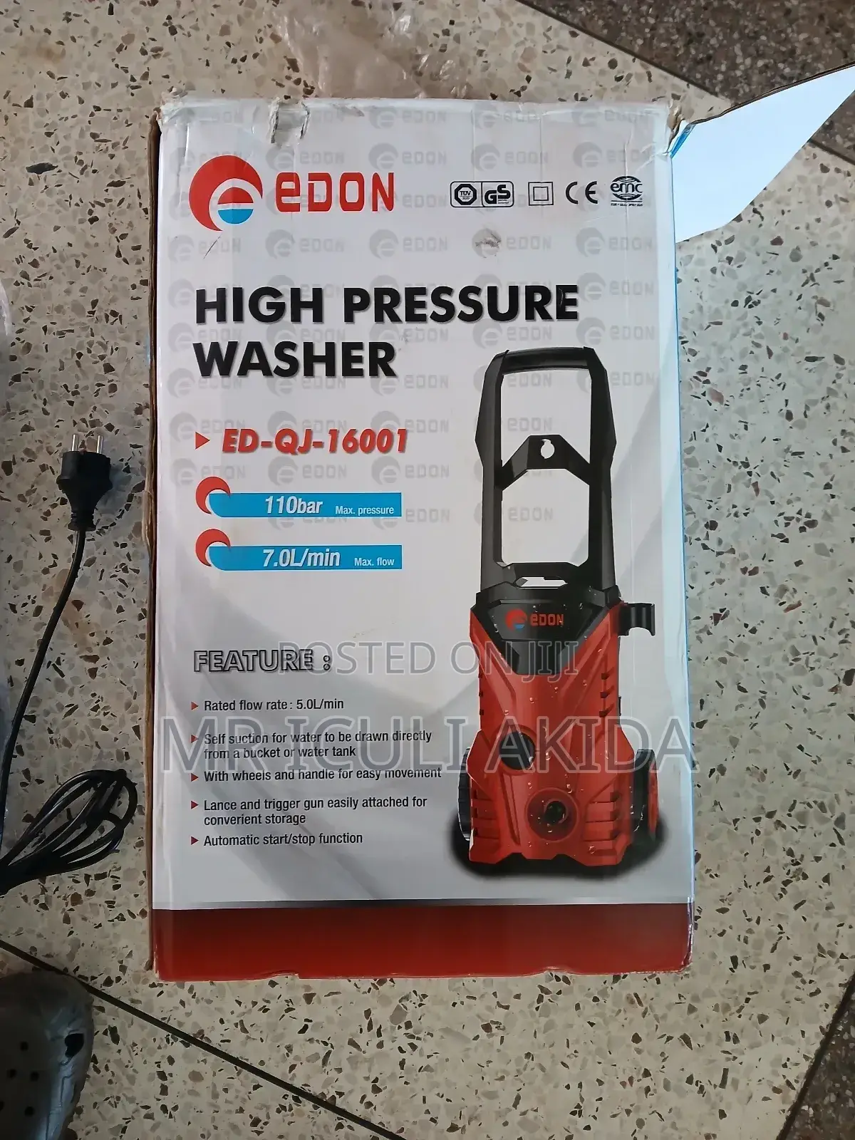 Edon-ed-qj-16001 High Pressure Electric Car,Floor Washer