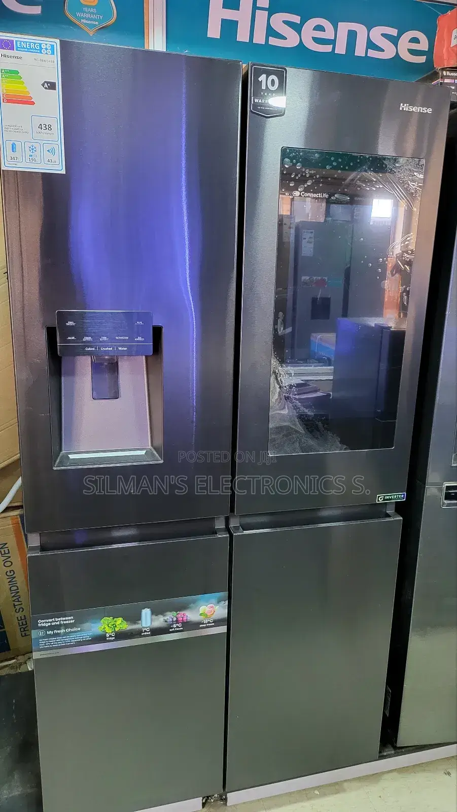 Hisense Side by Side Smart Fridge
