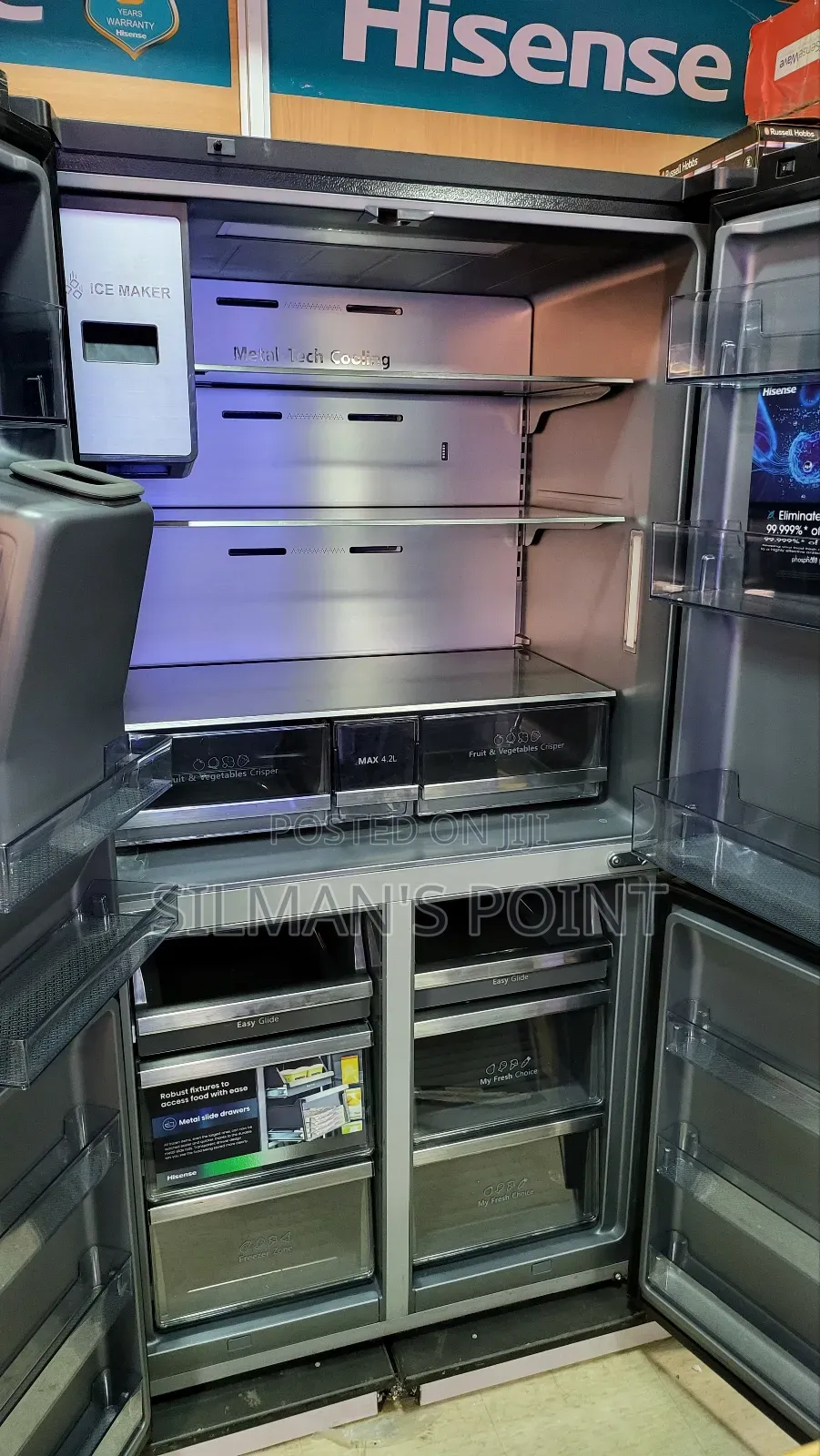 Hisense Side by Side Smart Fridge