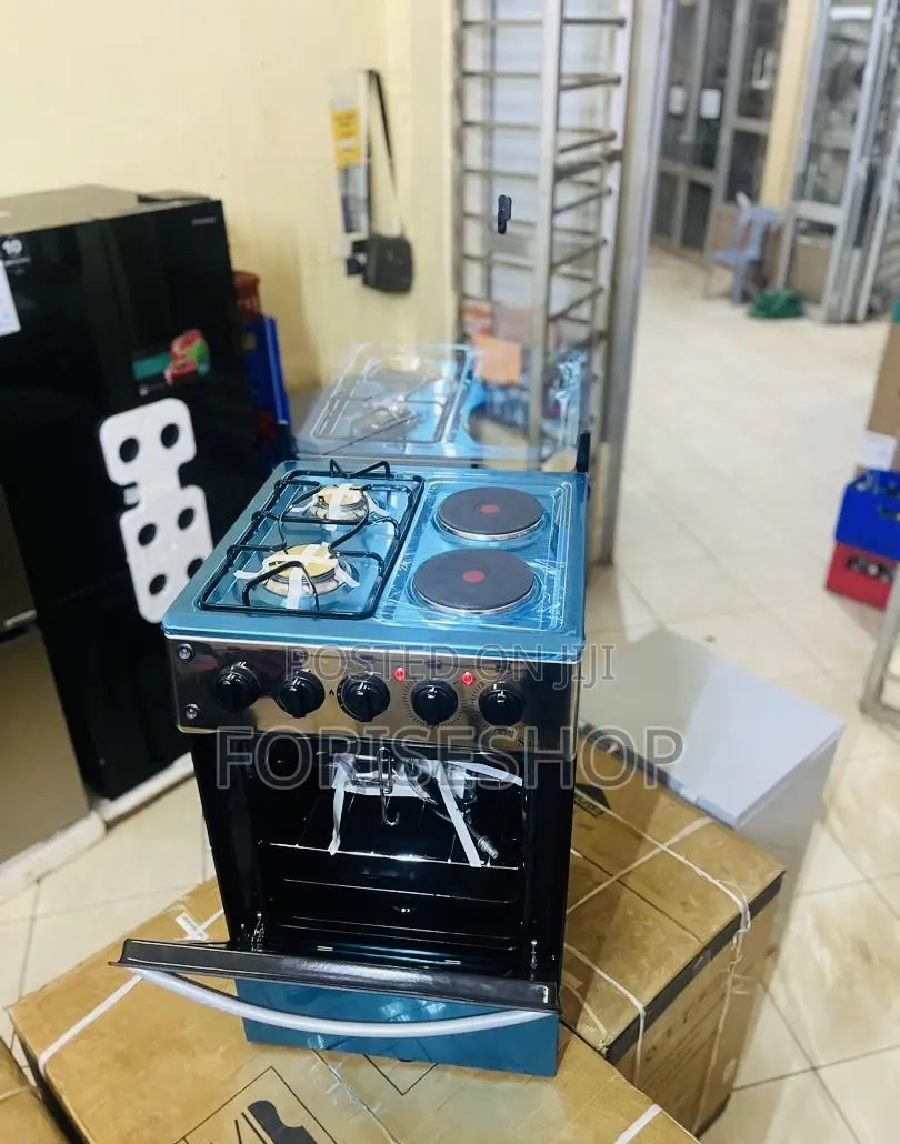 Saachi 2gas 2electric Cookers With Grill (50*50)Cm