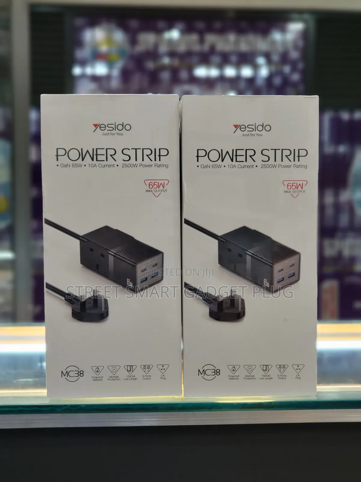 Yesido Power Strip/Extension 65watts