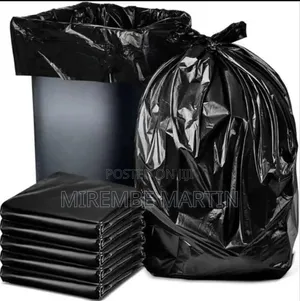 Large Heavy Duty Black Eco Degradable Bin Garbage 200L Bags