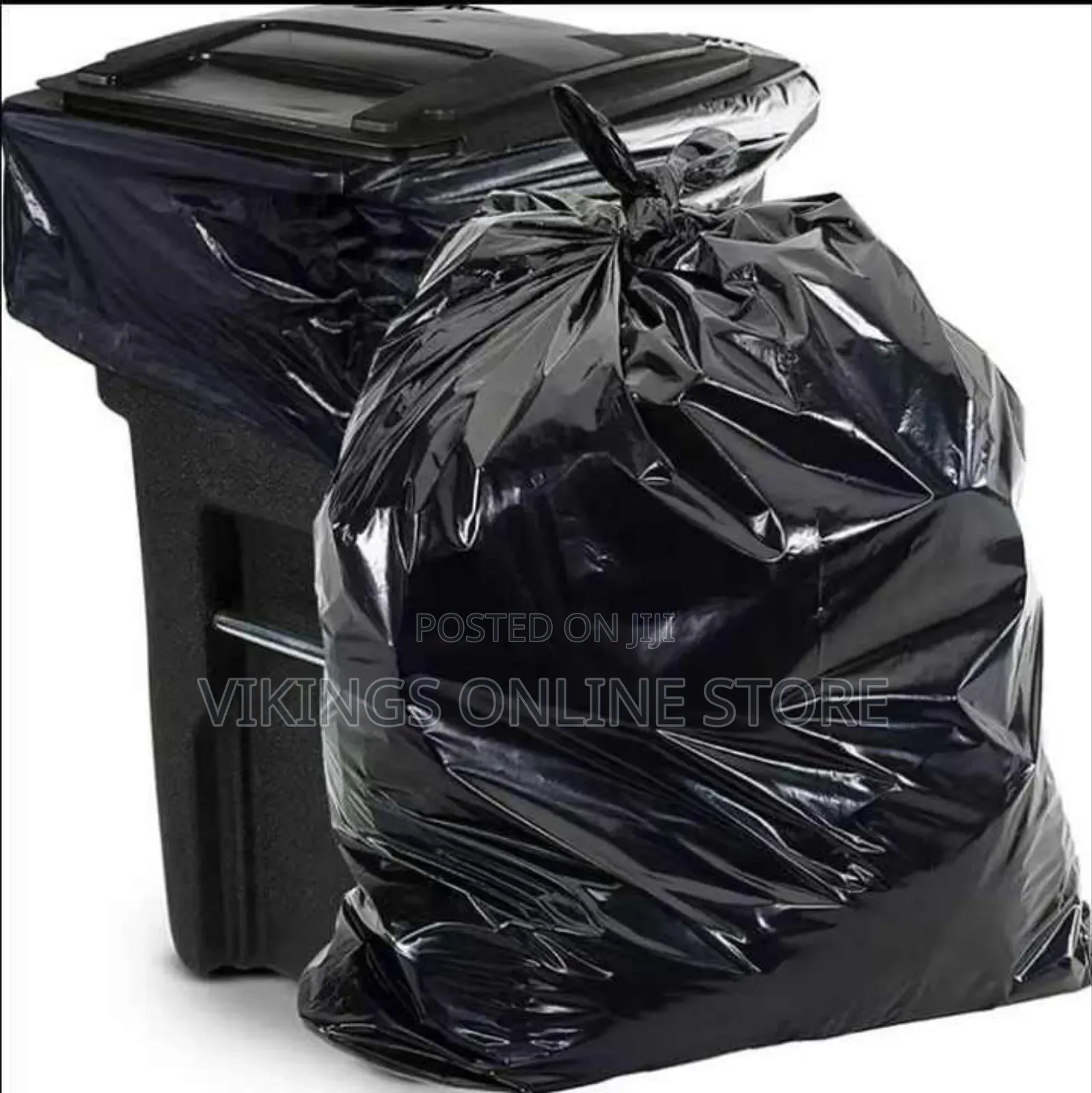 Thickened Black Heavy Duty Trash Bags 200L Garbage Bags