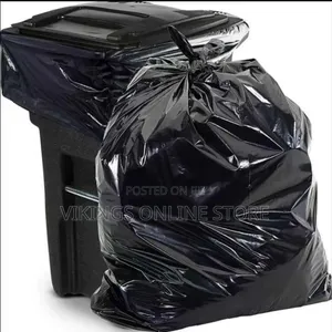 Thickened Black Heavy Duty Trash Bags 200L Garbage Bags
