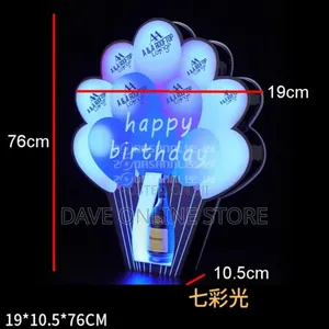 LED Light Up Liquor Bottle, Presenter Shelf