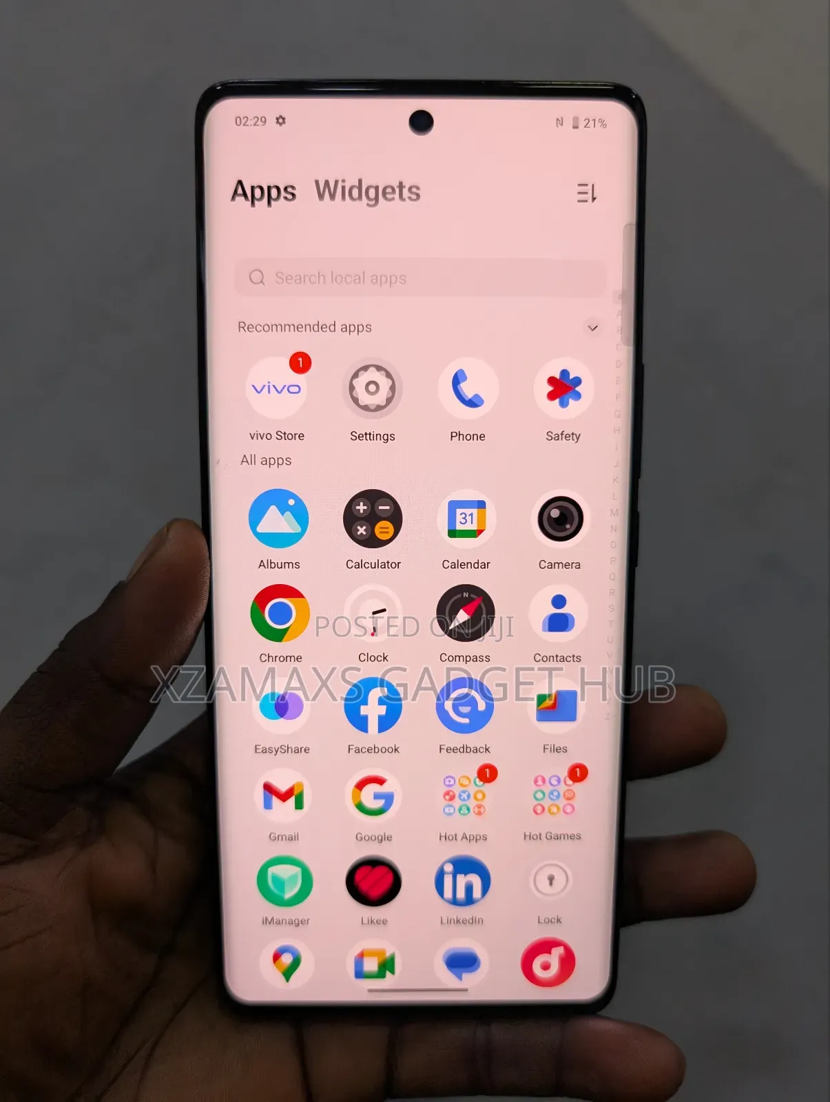 Vivo V30 5G 256 GB Black