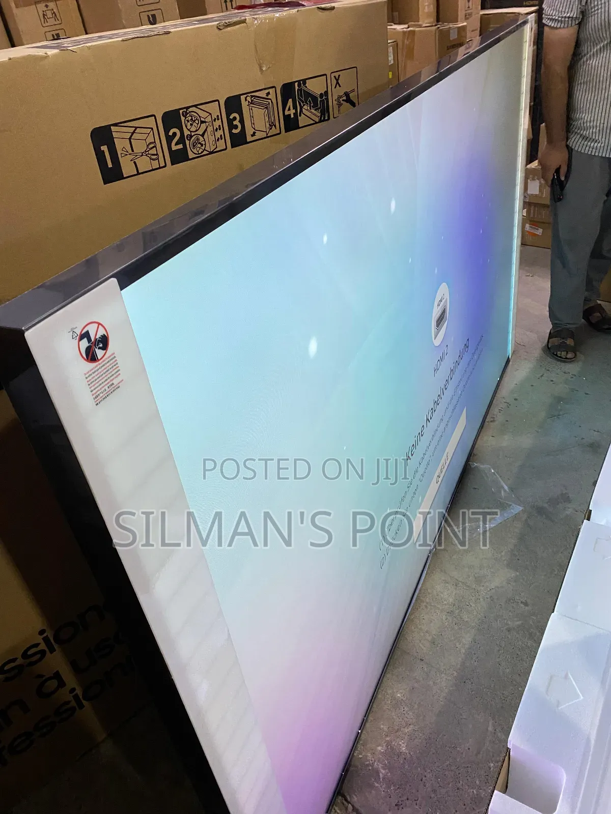 Samsung 98" Qm98t-B Uhd Signage TV