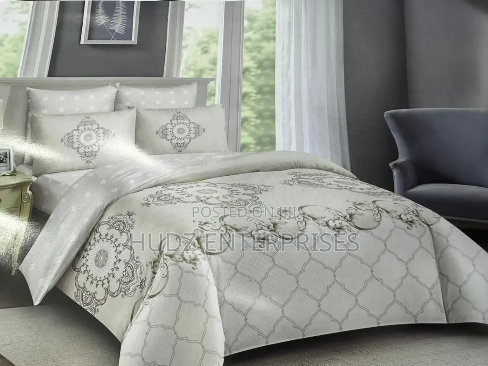 4pc Duvet 6*6 Cream