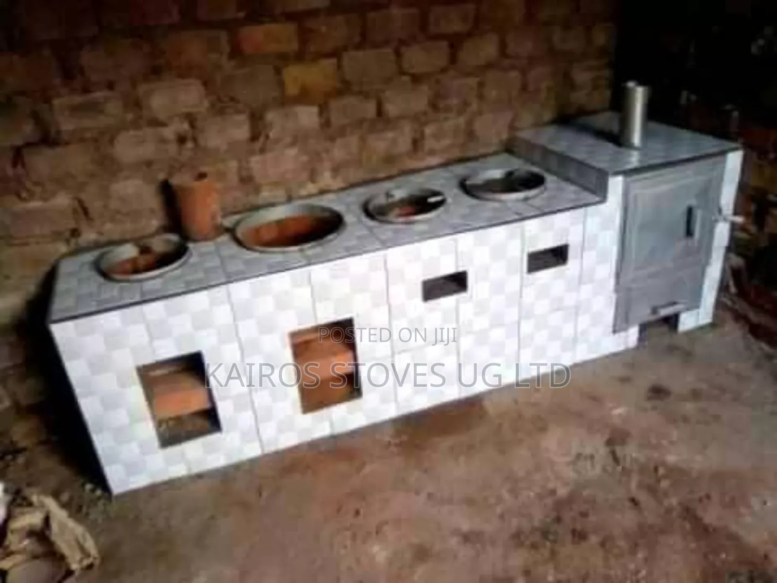 Combination of Firewood and Charcoal Stove