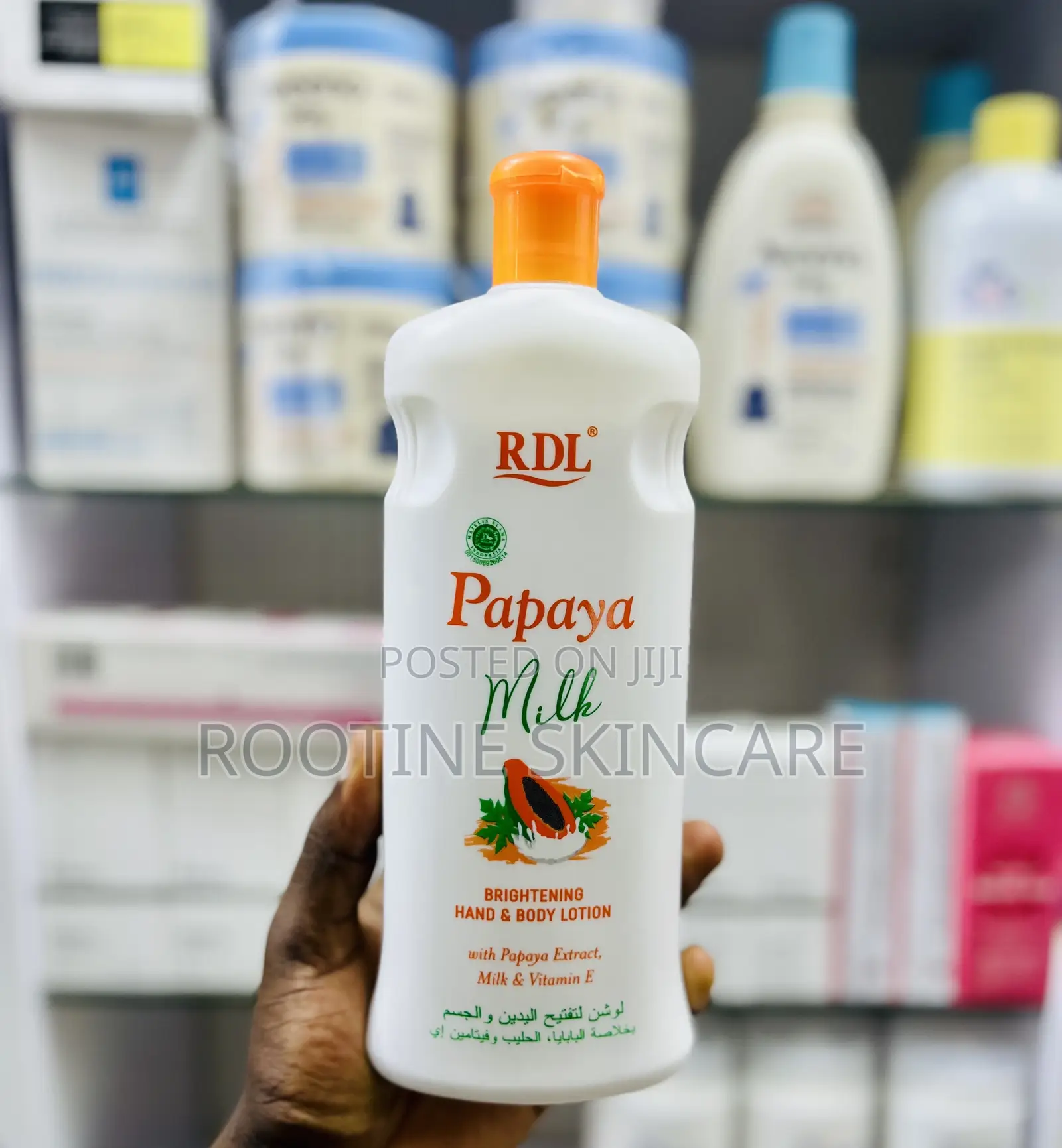 RDL Papaya Milk Vitamin E Brightening Hand Body Lotion