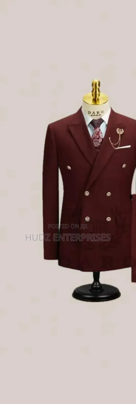 High Quality Maroon Suite