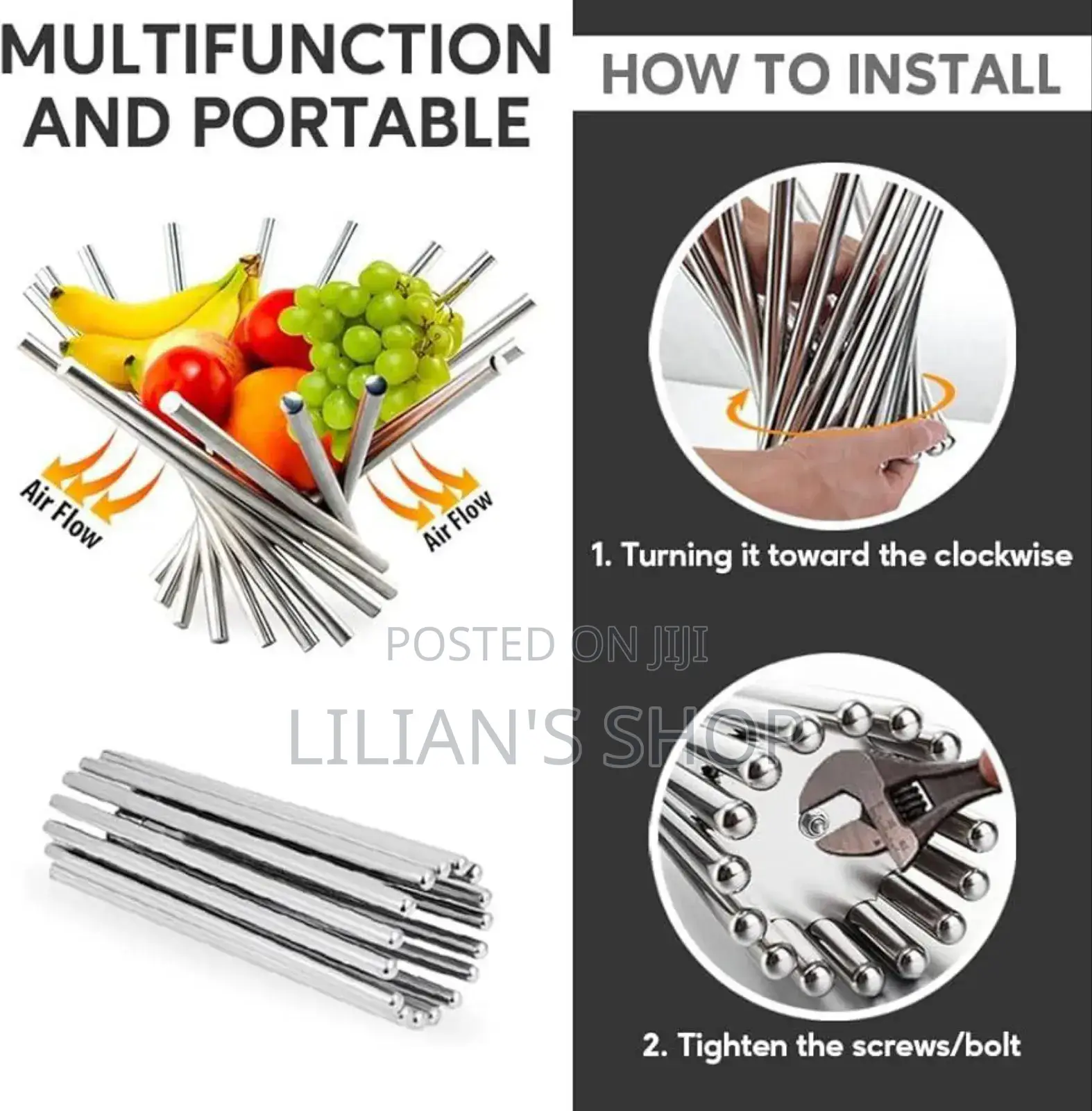 Multifunction and Portable Fruit Holder/Stand