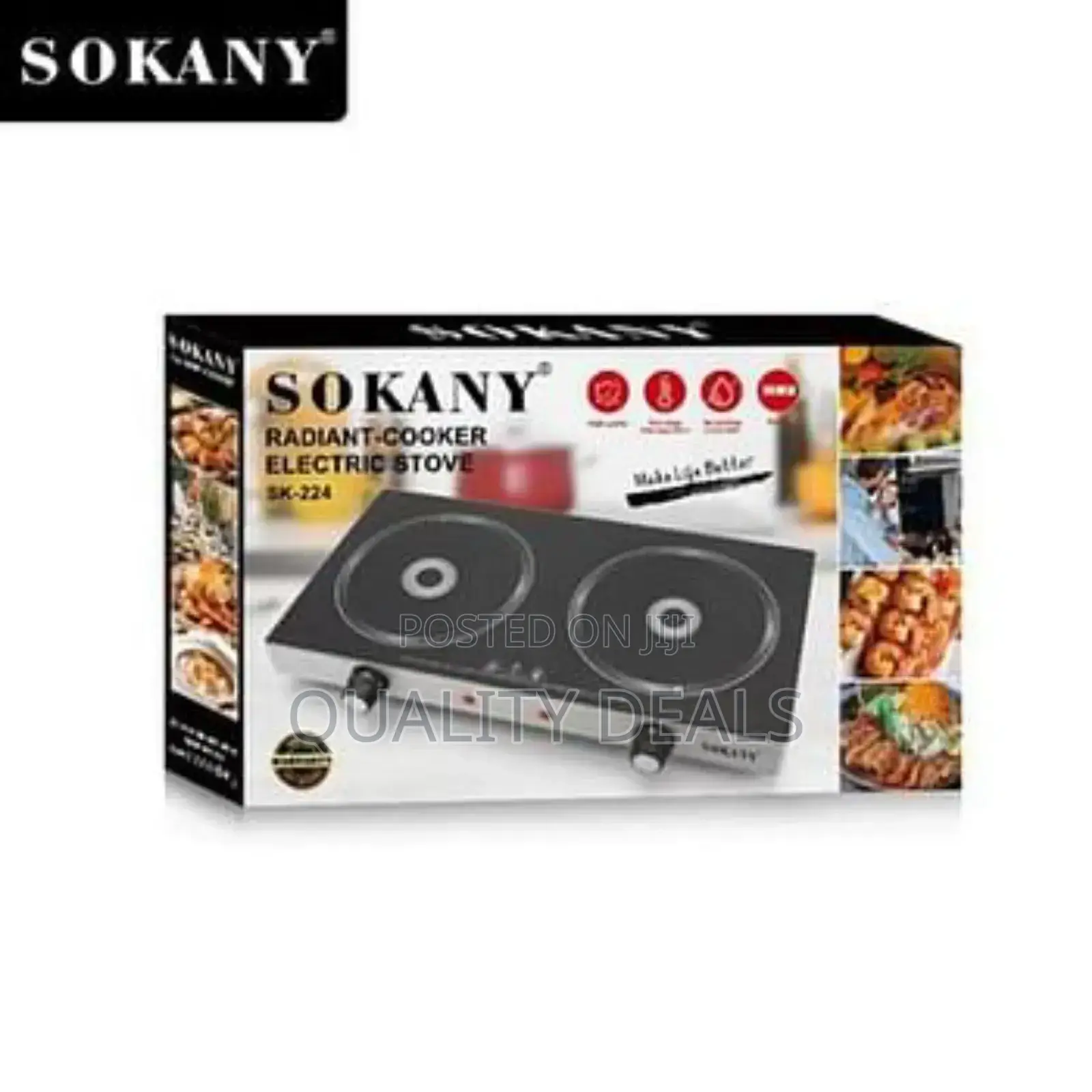 Sokany Double Electric Infrared Cooker