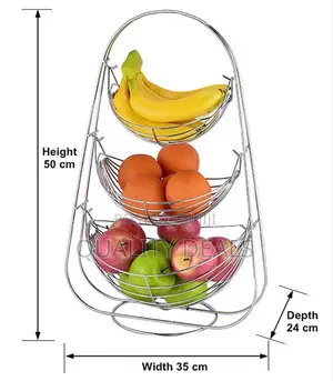 3 Tier Kitchen Fruit Vegetable Holder