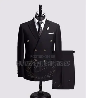 Black Senator Suite Double Breast