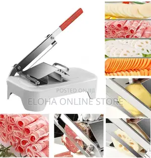 Stainless Steel Manual Meat Slicing Cutting Machine