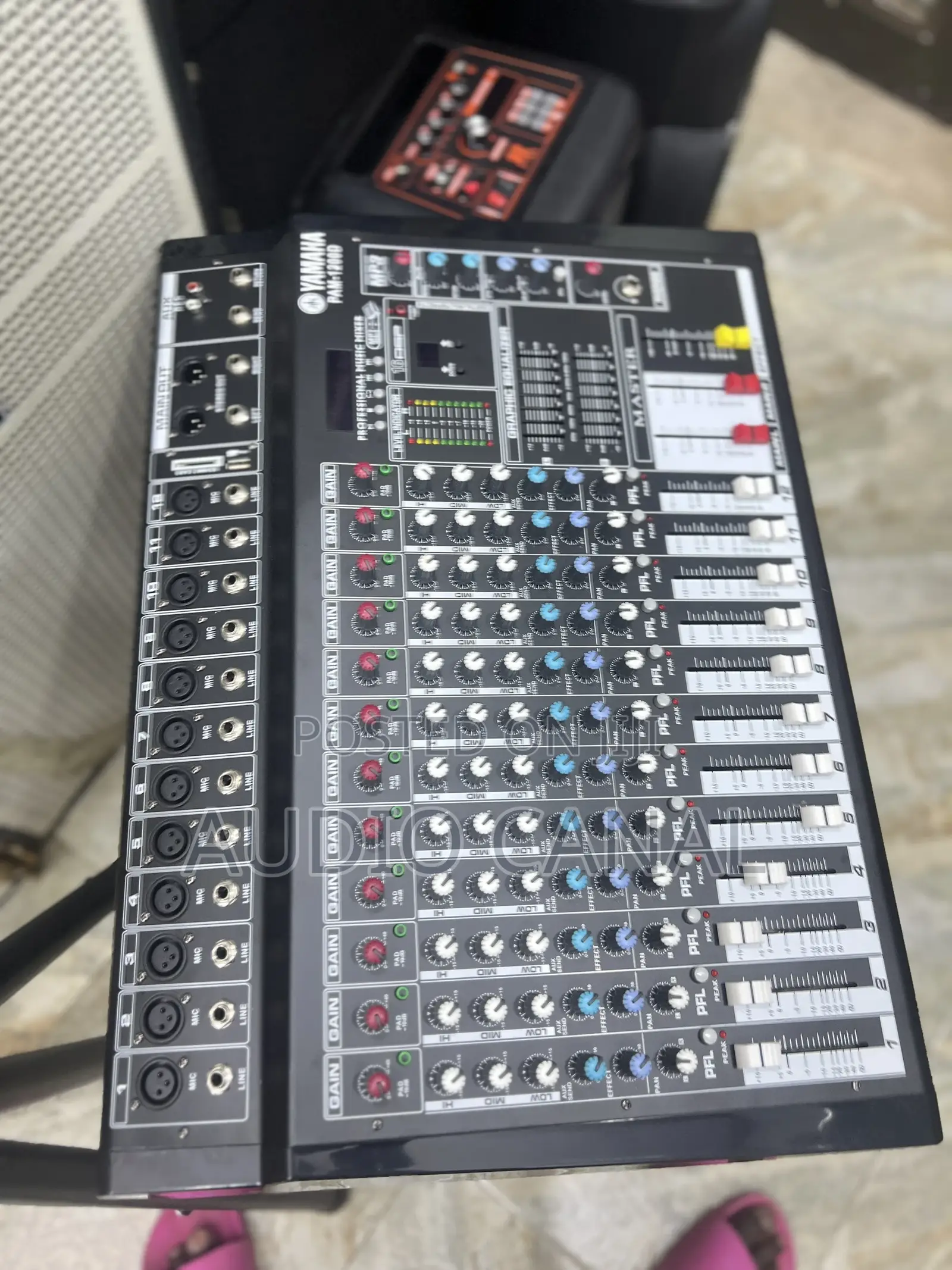 Japan  Designed 12 Channel Amp Mixer