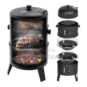 Multi Layer Large Round BBQ Grill