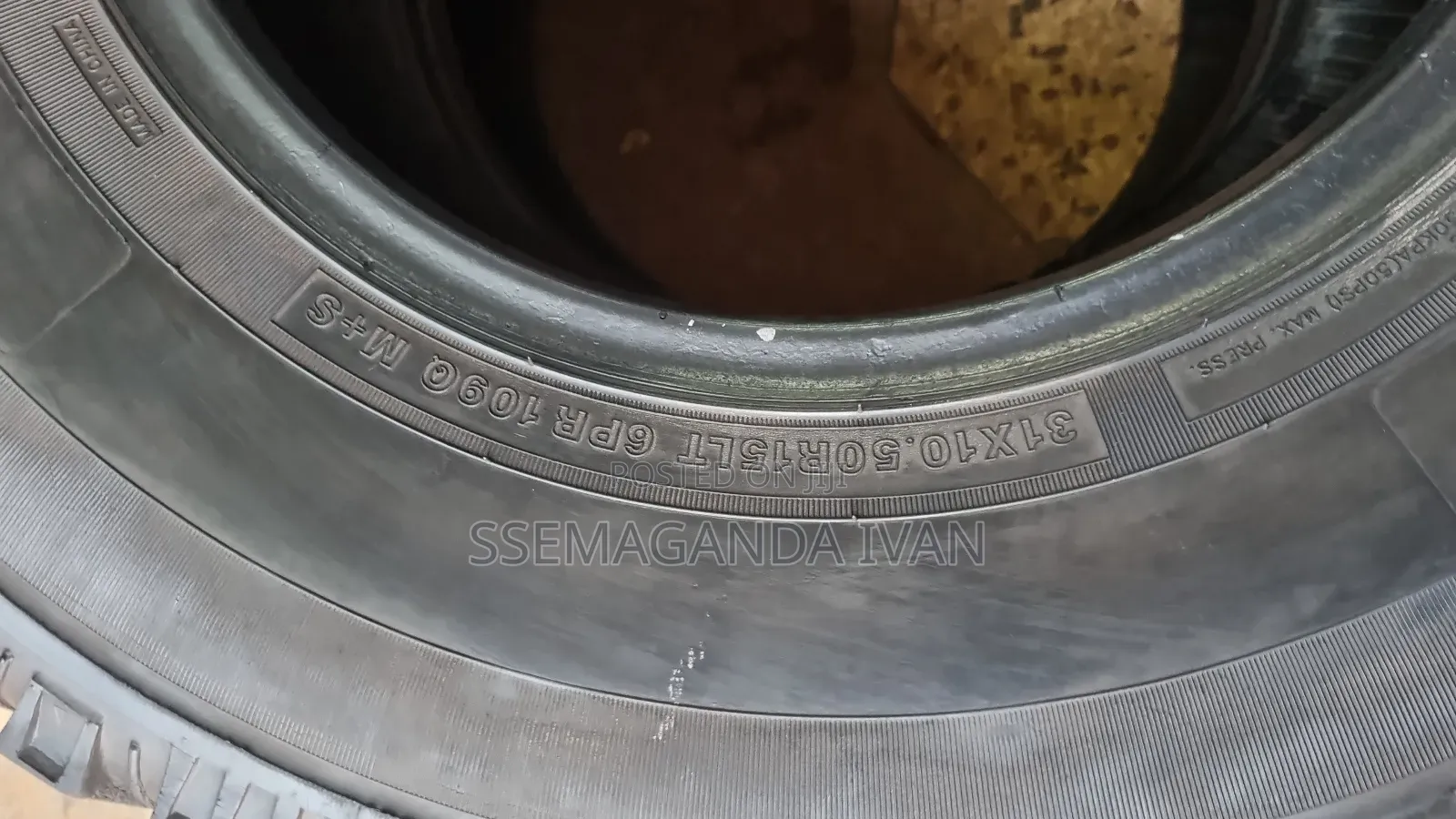 31x10.5r15 M/T Foreign Used