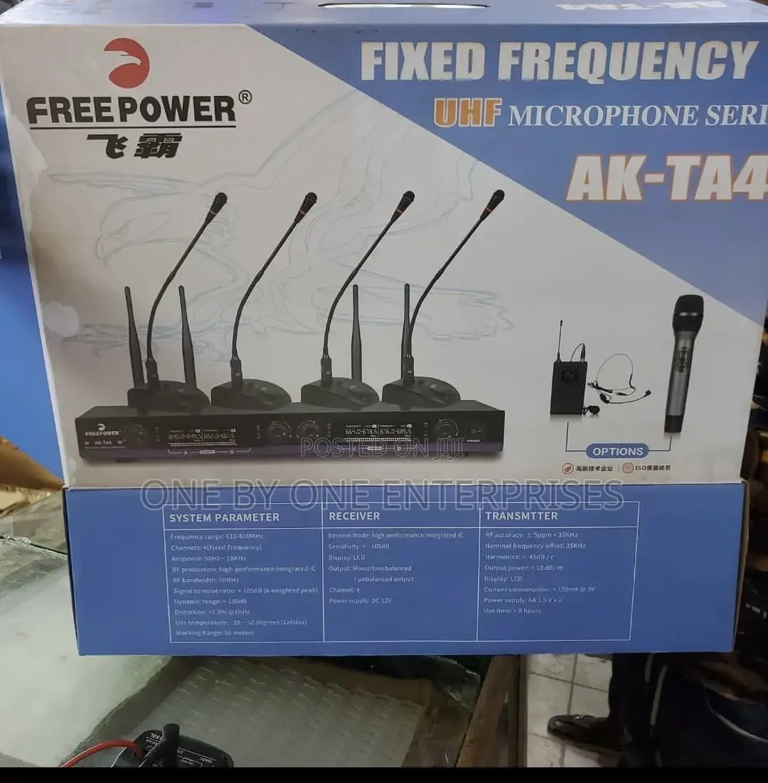 Wirleless Conference Microphone Set 4 Peices