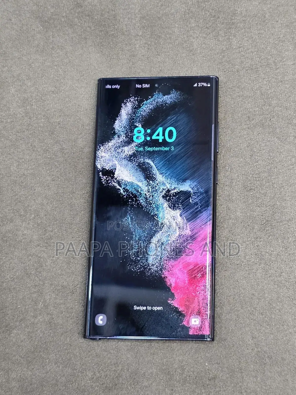 Samsung Galaxy S22 Ultra 256 GB Black