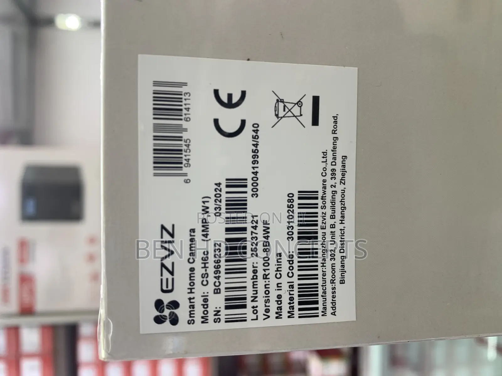 CCTV Camera Ezivz H6c +