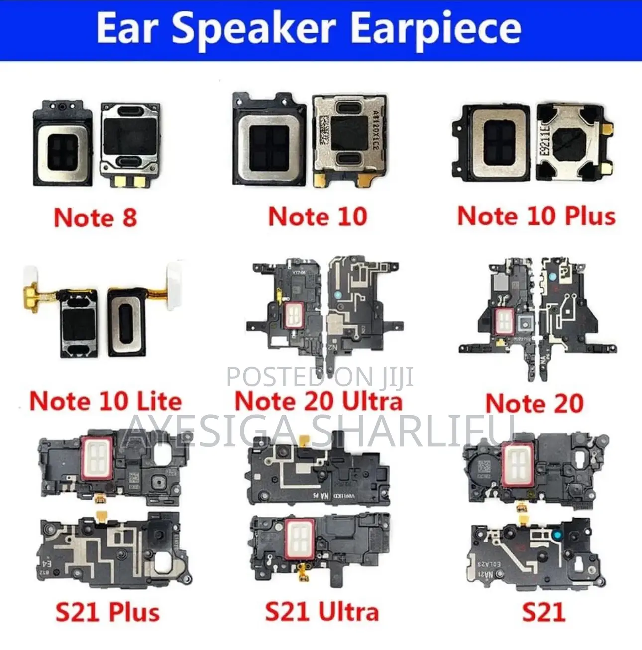 Samsung Galaxy Earpiece and Lound Speaker in Stock