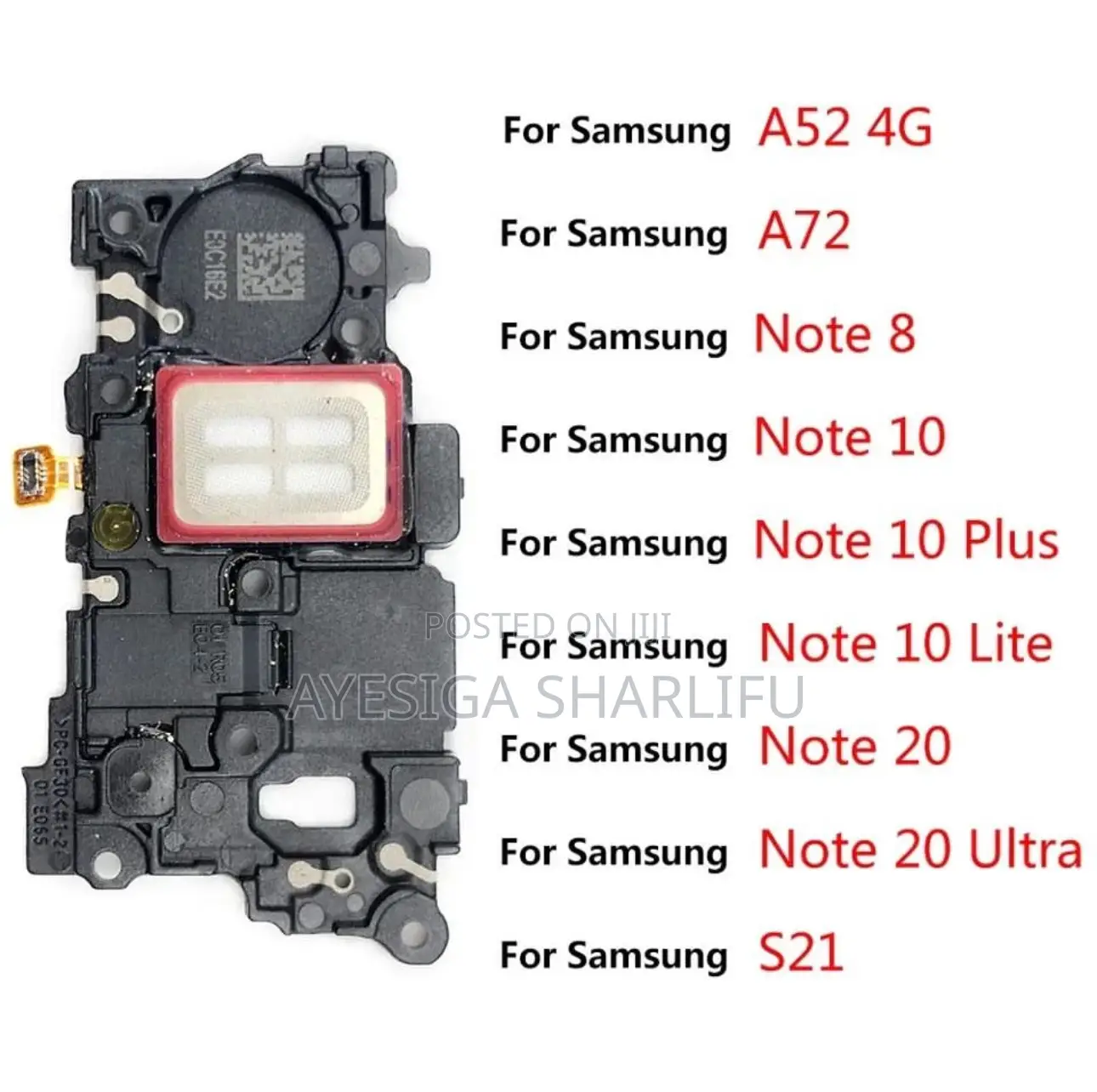 Samsung Galaxy Earpiece and Lound Speaker in Stock