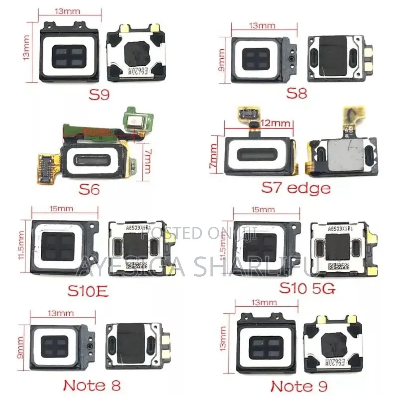 Samsung Galaxy Earpiece and Lound Speaker in Stock