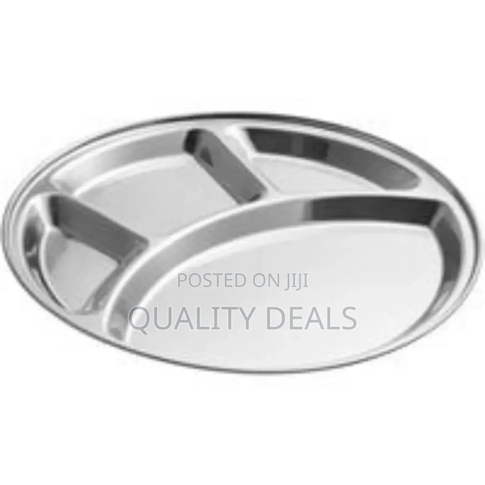 Stainless Steel 4 Section Food Plate