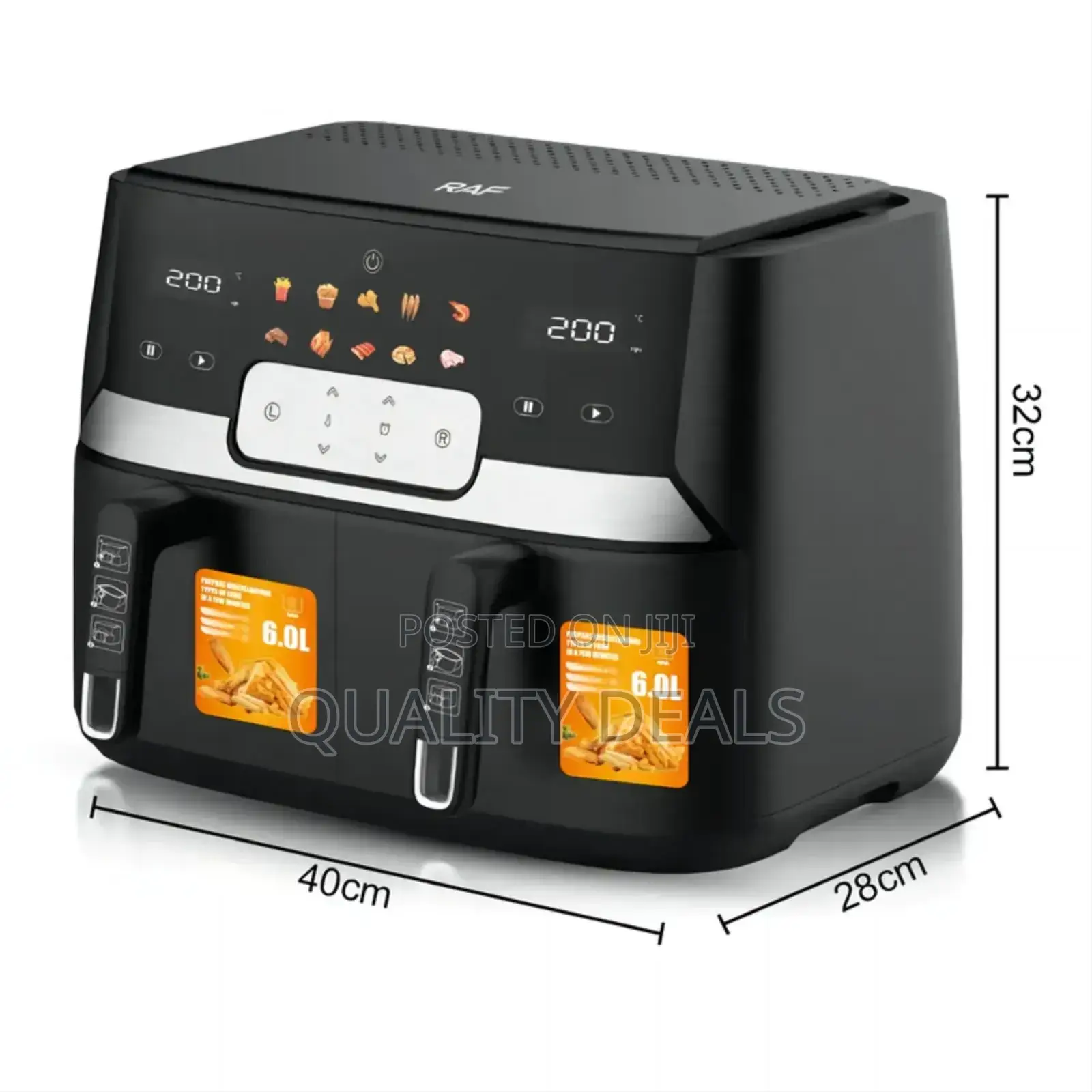 RAF 12L Double Electric Air Fryer