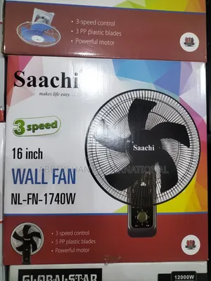Wall Fan 16-Inches Wall Fan NL-FN-1740W-BK