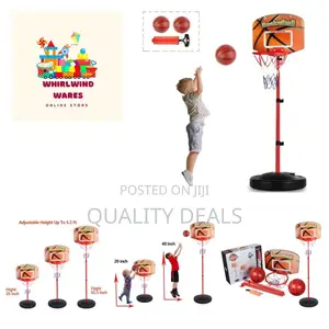 Adjustable Kids Basketball Hoop