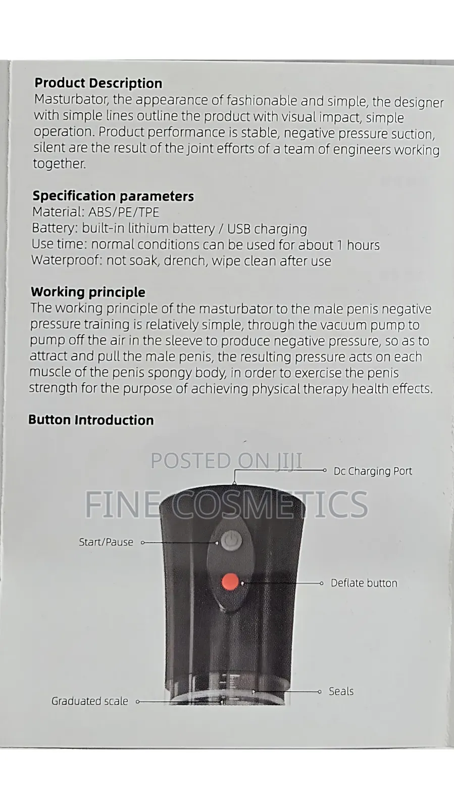 PENIS ENLARGEMENT PUMP | Electric Vacuum Elongation Growth