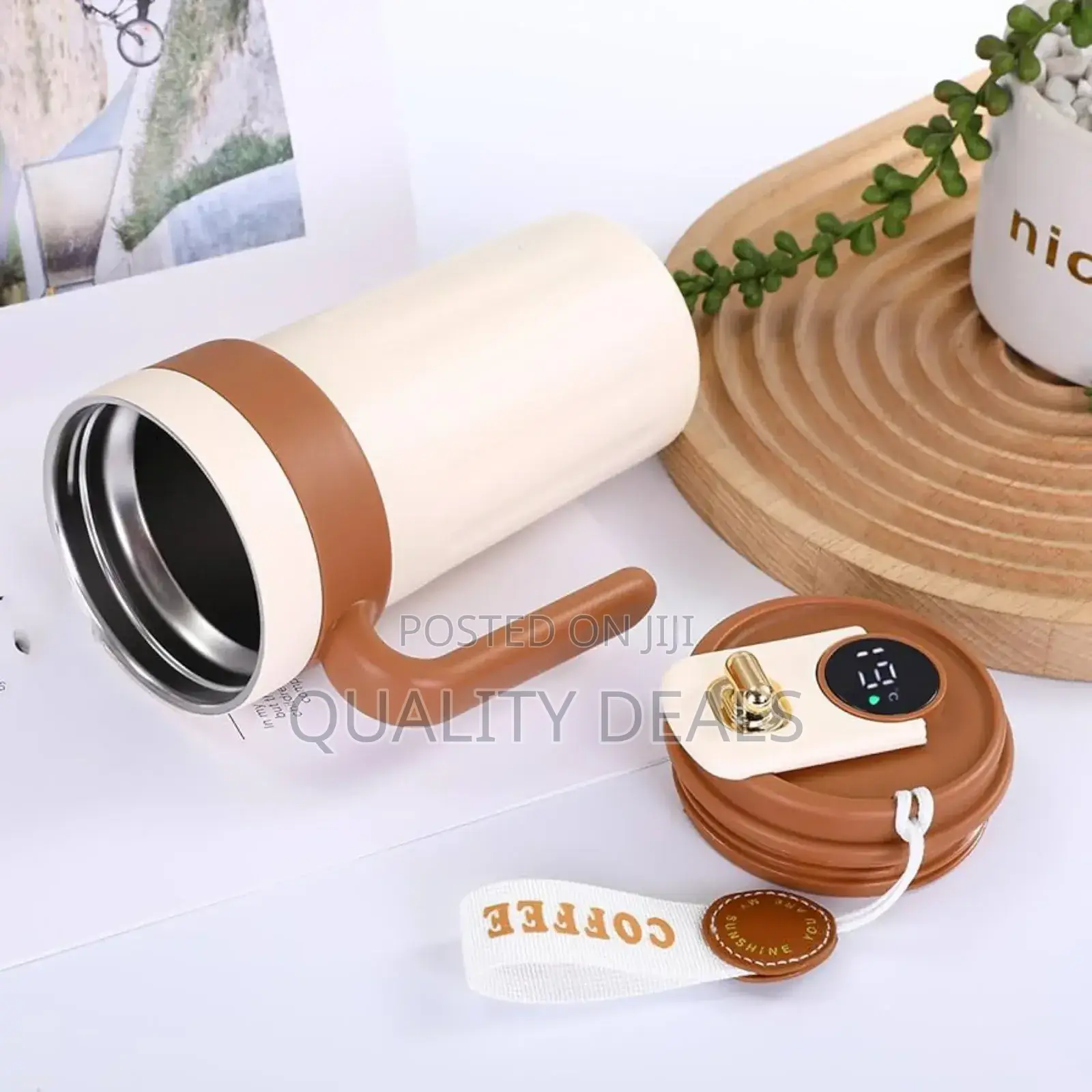 Temperature Display Coffee Cup