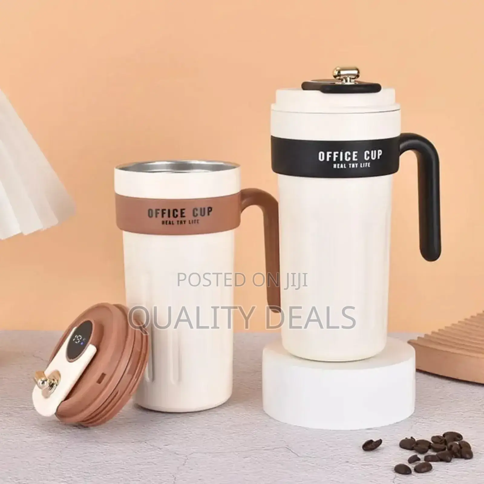 Smart Portable Temperature Display Coffee Cup