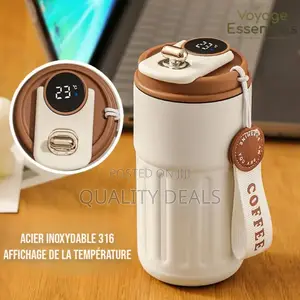 Stainless Steel Thermos Cup With Temperature Display